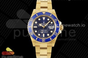 CLEANF 클린공장 롤렉스 신형서브마리너 옐로우골드 금통 블루다이얼 스틸브레이슬릿 Submariner 41mm 126618 LN Black Ceramic 904L Steel Clean 1:1 Best Edition VR3235