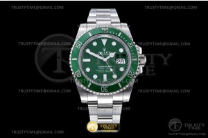 CLEANF 클린공장 V2 롤렉스 서브마리너 그린인서트 그린다이얼 스틸브레이슬릿 헐크 Submariner 116610LV 904L SS/SS Grn CLEAN V2 VS3135