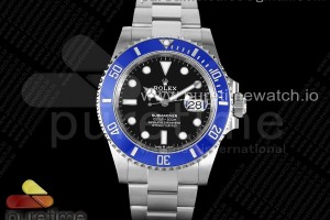 (NEW) VSF 롤렉스 서브마리너 신형 블랙다이얼 블루인서트 스틸브레이슬릿 Submariner 41mm 126619 LB Blue Ceramic 904L Steel VSF 1:1 Best Edition VS3235