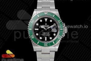 (NEW) VSF 롤렉스 신형 서브마리너 그린인서트 스틸브레이슬릿 스벅 Submariner 41mm 126610 LV Kermit 904L Steel VSF 1:1 Best Edition VS3235