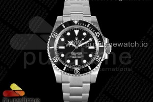 (NEW) VSF 롤렉스 서브마리너 논데이트 블랙다이얼 스틸브레이슬릿 Submariner 114060 No Date Black Ceramic 904L Steel VSF 1:1 Best Edition VS3130