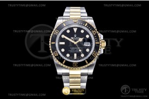 CLEANF 클린공장 롤렉스 서브마리너 옐로우골드콤비 블랙다이얼 스틸브레이슬릿 Submariner 116613LN 904L YG/SS Blk CLEAN VR3135
