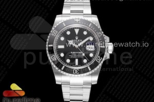 ZF 롤렉스 서브마리너 블랙다이얼 스틸브레이슬릿 Submariner 116610 LN Black Ceramic ZF 1:1 Best Edition 904L SS Case and Bracelet VR3135