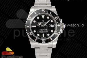 CLEANF 클린공장 롤렉스 서브마리너 논데이트 블랙다이얼 스틸브레이슬릿 Submariner 114060 No Date Clean 1:1 Best Edition 904L SS Case and Bracelet SA3130