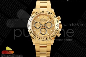 CLEANF 클린공장 롤렉스 2023데이토나 옐로우골드 골드다이얼 스틸브레이슬릿 Daytona 126508 Clean 1:1 Best Edition YG Dial on YG Bracelet SH4131