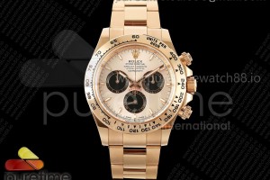 CLEANF 클린공장 롤렉스 2023데이토나 로즈골드 로골/블랙다이얼 스틸브레이슬릿 Daytona 126505 Clean 1:1 Best Edition RG/Black Dial on RG Bracelet SH4131
