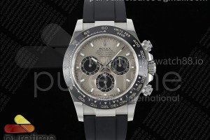 (NEW) VSF 롤렉스 데이토나  세라믹베젤 그레이다이얼 블랙러버스트랩 Daytona 116519 VSF 1:1 Best Edition 904L Steel Gray Dial on Oysterflex Strap DD4130