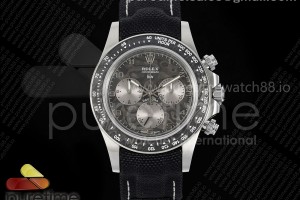 DIWF 롤렉스 데이토나 익셉셔널-1 그레이텍스쳐다이얼 블랙나일론스트랩 Daytona EXCEPTIONAL-1 DIWF Best Edition Gray Dial on Black Nylon Strap SH4130