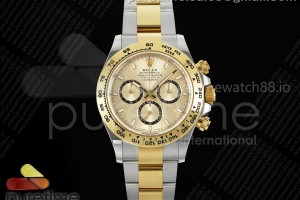 APSF 롤렉스 2023데이토나 옐로우골드콤비 골드다이얼 스틸브레이슬릿 Daytona 126503 APSF 1:1 Best Edition YG Dial on SS/YG Bracelet SH4131
