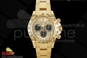 CLEANF 클린공장 롤렉스 2023데이토나 옐로우골드 골드다이얼 스틸브레이슬릿 Daytona 126508 Clean 1:1 Best Edition YG/Black Dial on YG Bracelet SH4131