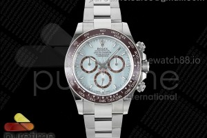 AR+F 롤렉스 신형 2023데이토나 아이스블루다이얼 세라믹베젤 스틸브레이슬릿 Daytona 126506 AR+F 1:1 Best Edition Ice Blue Dial Lume Marker on SS Braclet SH4131