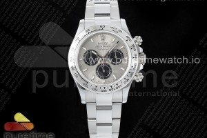 QF V6 롤렉스 2023데이토나 텅스텐(Cu-W) 그레이다이얼 스틸브레이슬릿 Daytona 126509 QF 1:1 Best Edition Gray/Black Dial on SS Braclet SH4131 V6 (Gain Weight)