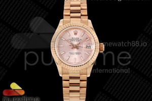 GMF 롤렉스 데이저스트 레이디 28미리 로즈골드 핑크다이얼 프레지던트브레이슬릿 DateJust 28 RG JDF 1:1 Best Edition Pink Dial on RG President Bracelet A2671
