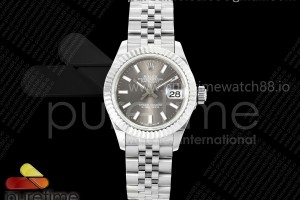 GMF 롤렉스 데이저스트 레이디 28미리 그레이다이얼 프레지던트브레이슬릿  DateJust 28 SS JDF 1:1 Best Edition Gray Stick Dial on SS President Bracelet A2671