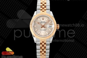 GMF 롤렉스 데이저스트 레이디 28미리 로즈골드콤비 샴페인다이얼 프레지던트브레이슬릿 DateJust 28 SS/RG JDF 1:1 Best Edition Silver Dial on SS/RG President Bracelet A2671
