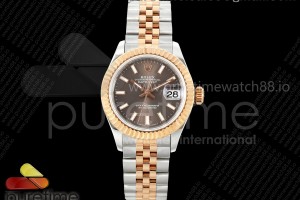 GMF 롤렉스 데이저스트 레이디 28미리 로즈골드콤비 그레이다이얼 프레지던트브레이슬릿 DateJust 28 SS/RG JDF 1:1 Best Edition Gray Dial on SS/RG President Bracelet A2671