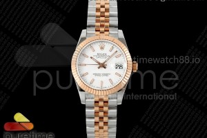 GMF 롤렉스 데이저스트 레이디 31미리 로즈골드콤비 화이트다이얼 쥬빌레브레이슬릿 DateJust 31 278271 SS/RG GMF 1:1 Best Edition 904L Steel White Stick Dial on Jubilee Bracelet A2824