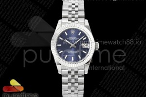 GMF 롤렉스 데이저스트 레이디 31미리 블루다이얼 쥬빌레브레이슬릿 DateJust 31 278274 SS GMF 1:1 Best Edition 904L Steel Blue Stick Dial on Jubilee Bracelet A2824