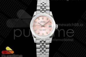 GMF 롤렉스 데이저스트 레이디 31미리 핑크텐포인트다이얼 쥬빌레브레이슬릿  DateJust 31 278274 SS GMF 1:1 Best Edition 904L Steel Pink Diamonds Dial on Jubilee Bracelet A2824