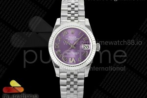 GMF 롤렉스 데이저스트 레이디 31미리 퍼플로만다이얼 쥬빌레브레이슬릿 DateJust 31 278274 SS GMF 1:1 Best Edition 904L Steel Pueple Roman Dial on Jubilee Bracelet A2824