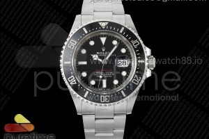 CLEANF 클린공장 롤렉스 씨드웰러 블랙다이얼 스틸브레이슬릿 Sea-Dweller 126600 Clean 1:1 Best Edition 904L SS Case and Bracelet VR3235