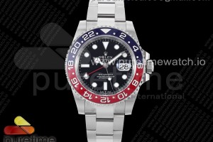 CLEANF V3 클린공장 롤렉스 지엠티마스터2 레드/블루인서트 블랙다이얼 오이스터브레이슬릿 펩시 GMT-Master II 126710 BLRO Blue/Red Ceramic Clean Factory Best Edition on Oyster Bracelet DD3285 CHS V3