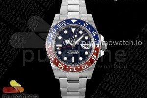 C+F 롤렉스 지엠티마스터 블루/레드 인서트 블루다이얼 오이스터브레이슬릿 펩시 GMT-Master II 126719 BLRO Blue/Red Ceramic C+SF Best Edition Blue Dial on Bracelet VR3285 CHS