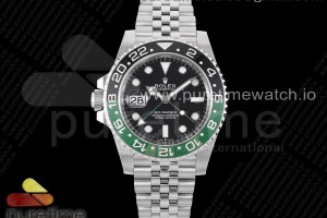CLEANF 클린공장 롤렉스 지엠티마스터2 블랙/그린인서트 블랙다이얼 쥬빌레브레이슬릿 GMT Master II 126720 VTNR 904L SS Clean Factory 1:1 Best Edition on Jubilee Bracelet DD3285 CHS