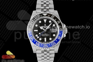CLEANF 클린공장 롤렉스 지엠티마스터2  블루/블랙인서트 블랙다이얼 스틸블레이슬릿 배트걸 GMT-Master II 126710 BLNR Blue/Black Ceramic Clean Factory Best Edition on Jubilee Bracelet DD3285 CHS