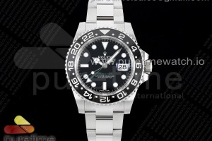 C+F 롤렉스 지엠티마스터 블랙인서트 블랙다이얼 스틸브레이슬릿 GMT Master II 116710 LN 904L SS C+F 1:1 Best Edition Black Dial on Oyster Bracelet VR3285 CHS