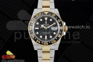 CLEANF 클린공장 롤렉스 지엠티마스터2 콤비 블랙인서트 블랙다이얼 스틸블레이슬릿 GMT-Master II 116713 Two Tone SS/YG 904L Steel Clean 1:1 Best Edition VR3186 CHS