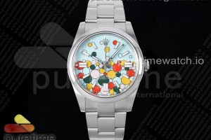 CLEANF 클린공장 롤렉스 오이스터 퍼페츄얼 41미리 셀러브레이션다이얼 스틸브레이슬릿 Oyster Perpetual 124300 41mm Clean 1:1 Best Edition 904L Steel Celebration Dial VR3230