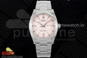 CLEANF 클린공장 롤렉스 오이스터 퍼페츄얼 36미리 핑크다이얼 스틸브레이슬릿 Oyster Perpetual 126000 36mm Clean 1:1 Best Edition 904L Steel Pink Dial VR3230