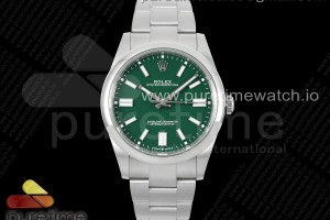 (NEW) VSF 롤렉스 오이스터 퍼페츄얼 41미리 그린다이얼 스틸브레이슬릿 Oyster Perpetual 124300 41mm VSF 1:1 Best Edition 904L Steel Green Dial VS3235