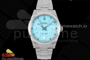 (NEW) VSF 롤렉스 오이스터 퍼페츄얼 41미리 티파니블루다이얼 스틸브레이슬릿 Oyster Perpetual 124300 41mm VSF 1:1 Best Edition 904L Steel Tiffany Blue Dial VS3235