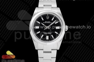 GMF 롤렉스 오이스터 퍼페츄얼 41미리 블랙다이얼 스틸브레이슬릿 Oyster Perpetual 41mm 124300 GMF 1:1 Best Edition 904L Steel Black Dial on SS Bracelet SA3230