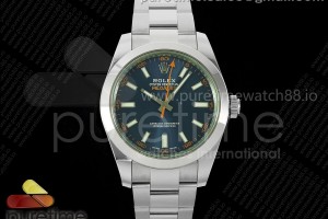 (NEW) VSF 롤렉스 밀가우스 블루다이얼 스틸브레이슬릿 Milgauss 116400GV VSF 1:1 Best Edition 904L Steel Blue Dial on SS Bracelet VS3131
