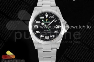 (NEW) VSF 롤렉스 에어킹 블랙다이얼 스틸브레이슬릿 Air-King 126900 VSF 1:1 Best Edition 904L Steel Black Dial on SS Bracelet VS3230