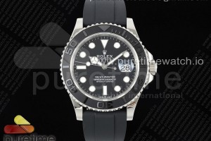 CLEANF 클린공장 롤렉스 요트마스터 블랙세라믹베젤 블랙다이얼 오이스터플렉스스트랩 Yacht-Master 42mm 226659 Clean 1:1 Best Edition 3D Black Ceramic Bezel on Oysterflex Strap VR3235