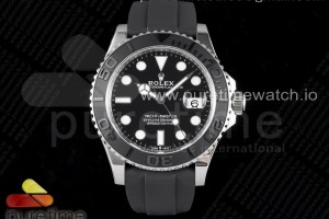 (NEW) VSF 롤렉스 요트마스터 블랙다이얼 블랙세라믹베젤 블랙러버스트랩 Yacht-Master 42mm 226659 VSF 1:1 Best Edition 3D Black Ceramic Bezel on Black Rubber Strap VS3235