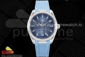 (NEW) VSF 오메가 씨마스터 아쿠아테라 41미리 썸머블루다이얼 블루러버스트랩 Aqua Terra 41mm VSF 1:1 Best Edition Summer Blue Dial on Blue Rubber Strap A8900 Super Clone