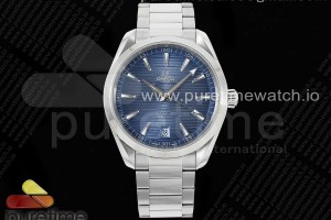 (NEW) VSF 오메가 씨마스터 아쿠아테라 41미리 썸머블루다이얼 스틸브레이슬릿 Aqua Terra 41mm VSF 1:1 Best Edition Light Blue Dial on SS Bracelet A8900 Super Clone