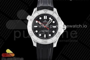 (NEW) VSF 오메가 씨마스터 다이버300 넥튼 블랙다이얼 블랙러버스트랩 Seamaster Diver 300M Nekton VSF 1:1 Best Edition Black Dial on Black Rubber Strap A8806