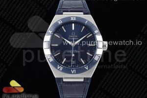 SBF 오메가 컨스텔레이션 블루세라믹베젤 블루다이얼 블루거미스트랩 Constellation Blue Ceramic SS SBF 1:1 Best Edition Blue Dial on Blue Gummy Strap A8900 Super Clone