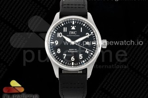 ZF IWC 파일럿 마크20 블랙다이얼 블랙가죽스트랩 Pilot Mark XX IW328201 ZF 1:1 Best Edition Black Dial on Black Leather Strap A32111