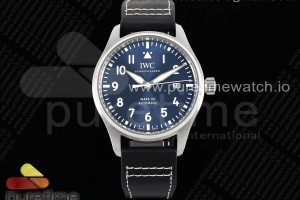 ZF IWC 파일럿 마크20 블루다이얼 다크블루가죽스트랩 Pilot Mark XX IW328203 ZF 1:1 Best Edition Blue Dial on Dark Blue Leather Strap A32111