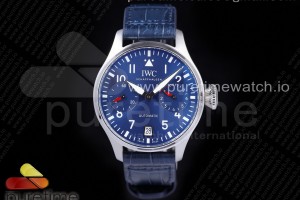 ZF IWC 빅파일럿 부띠끄런던 블루다이얼 블루가죽스트랩 Big Pilot IW501008 