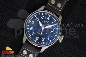 ZF IWC 빅파일럿 어린왕자 블루다이얼 브라운가죽스트랩  Big Pilot Real PR IW500916 2016 