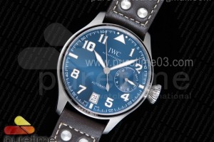 ZF V2 IWC 빅파일럿 어린왕자에디션 블루다이얼 브라운가죽스트랩 Big Pilot Real PR IW500908 