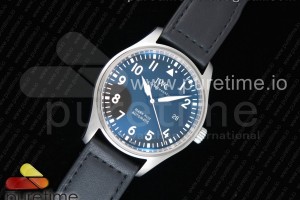 MKF V2 IWC 마크18 블랙다이얼 블랙가죽스트랩 Mark XVIII IW327001 MKS 1:1 Best Edition Black Dial on Black Leather Strap MIYOTA 9015 V2